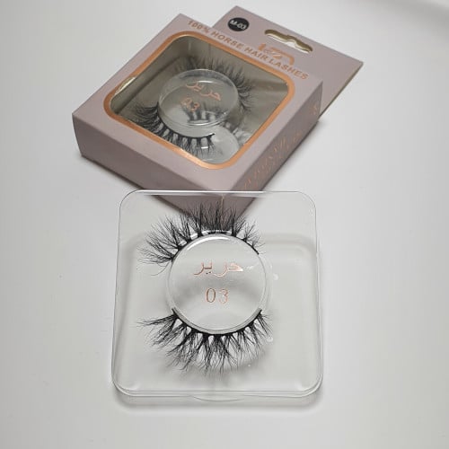 رموش ناعمه طبيعيه