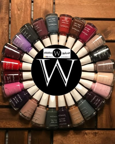 مناكير 24 لون ثابته ماركه ريل بيوتي