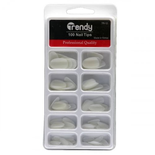  TR12تريندي  مجموعة اظافر اصطناعية 100 حبه 