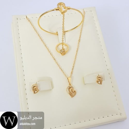 طقم بناتي متكامل بديل الذهب