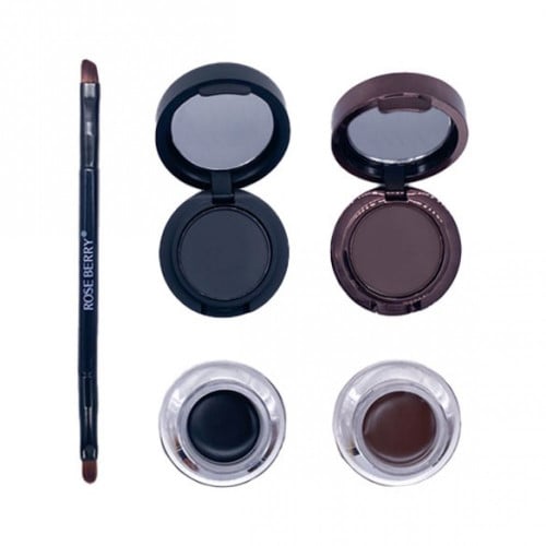 محدد حواجب وايلاينر كريمي اسود-بني