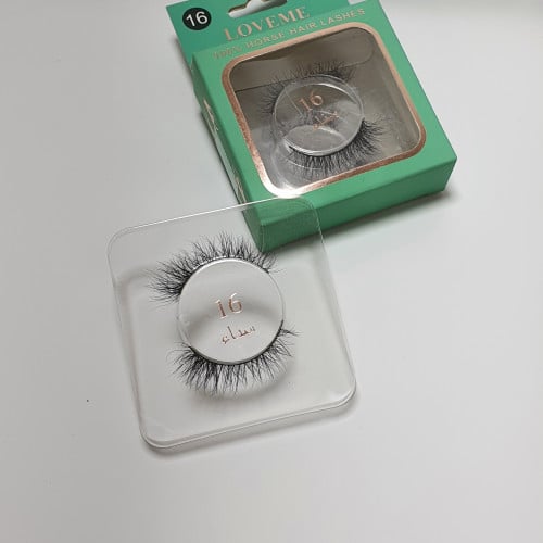 رموش ناعمه طبيعيه