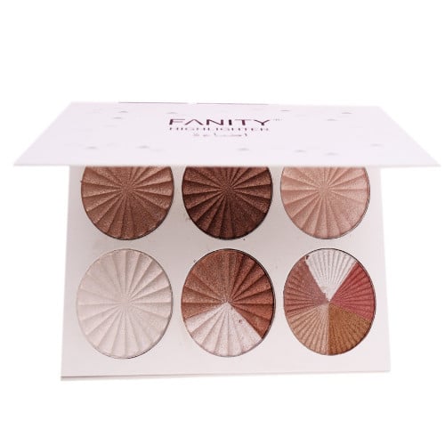 باليت اضاءه من ريل بيوتي بديل اوفرا بألوان مختلفه ومتمرده