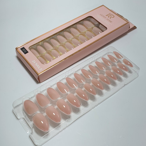 أظافر صناعية لصق ذاتي24قطعه مطفي