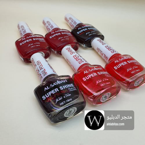 مناكير درجات الاحمر والعودي