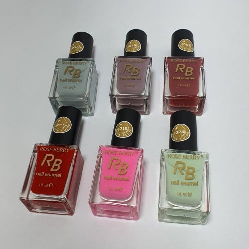 مناكير 6 حبات ماركه روز بيري رقم4