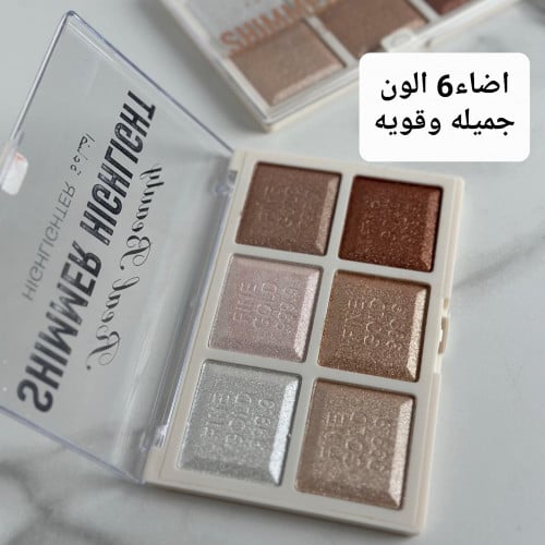 اضاءه جميله وقويه ماركه ريل بيوتي 6 الوان