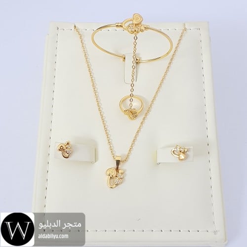 طقم بناتي متكامل بديل الذهب