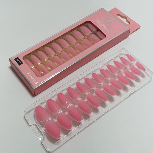 أظافر صناعية لصق ذاتي24قطعه مطفي