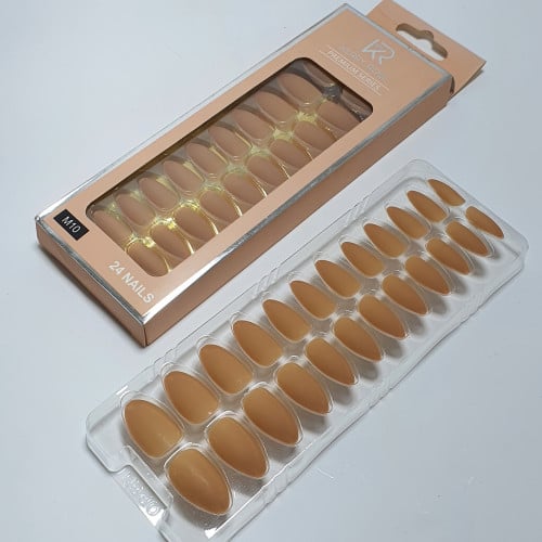 أظافر صناعية لصق ذاتي24قطعه مطفي