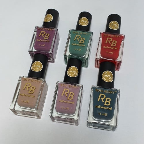 مناكير 6 حبات ماركه روز بيري رقم6