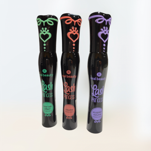ماسكرا لاش برينسيس لتطويل وتكثيف الرموش من ريل بيوتي 3 حبات