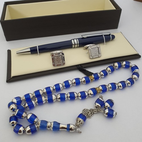 طقم انيق قلم كبكب سبحه