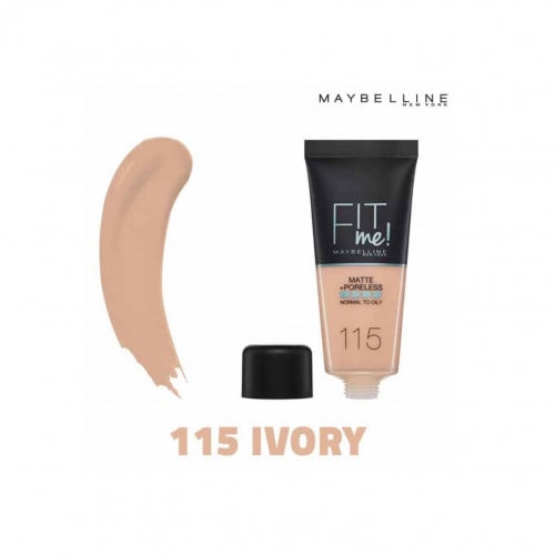 كريم أساس مطفي فيت مي من مبيلين رقم 115 Ivory
