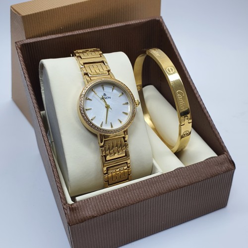 ساعه ماركه مع اسوره اصليه ضمان سنه