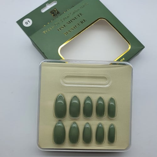 اظافر روز بيري لصق ذاتي 24 قطعه