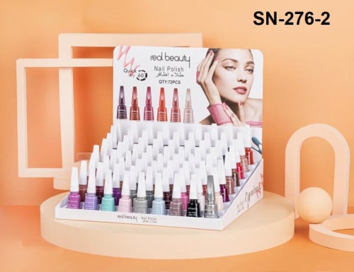 بوكس مناكير 72لون ماركه ريل بيوتي