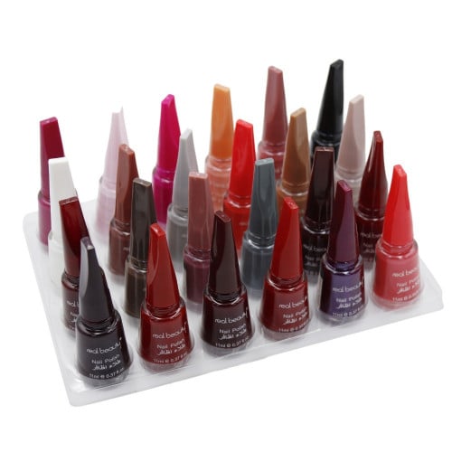 بوكس مناكير من ريل بيوتي 24 لون بجوده عاليه البديل لفلومار