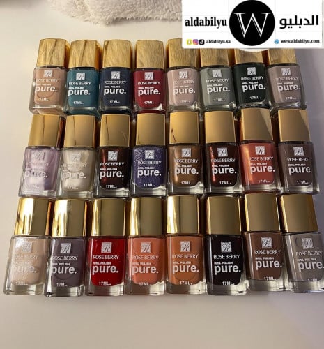 مناكير روز بيري 24 لون