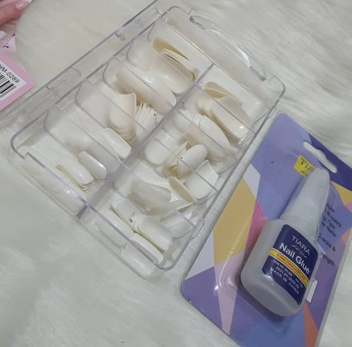 اظافر 100حبه مع الغرا