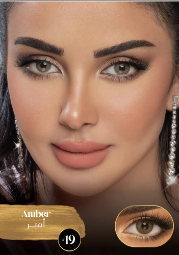 عدسه سندريلا كوريه شهريه رقم19 علبه عدسه هدية