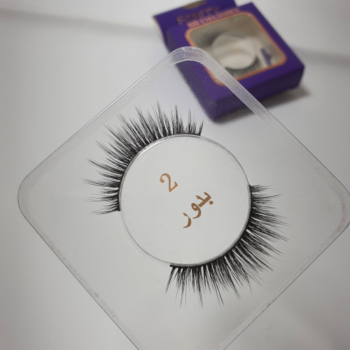 رموش ناعمه طبيعيه