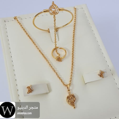 طقم بناتي متكامل بديل الذهب