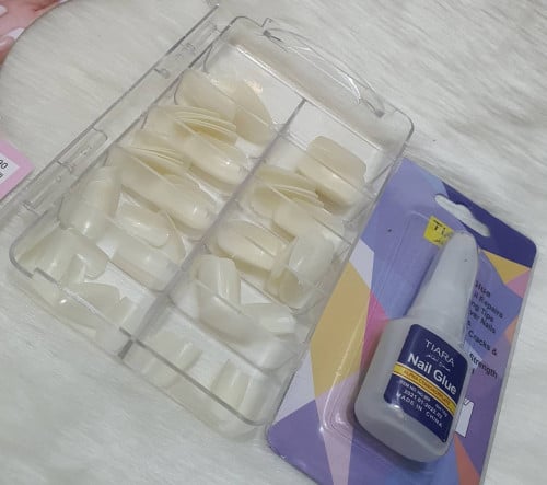 اظافر 100حبه مع الغرا