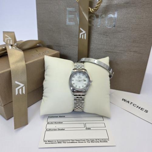 ساعه باسوره ماركه اصليه ضمان سنه بملحقاتها