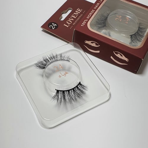 رموش ناعمه طبيعيه