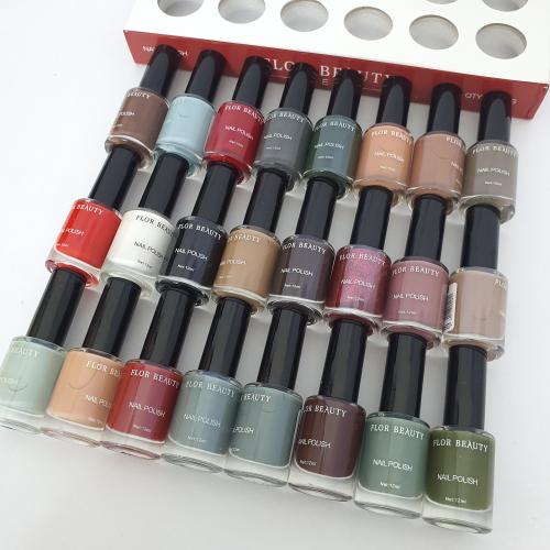 مناكير ثابته ماركه فلور بيوتي ٢٤لون