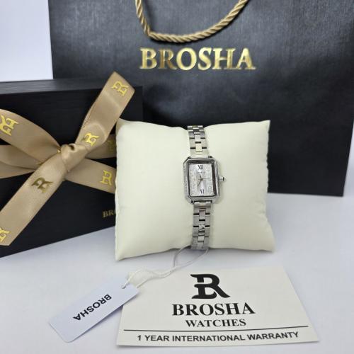 ساعه نسائيه اصليه ماركه بروشا بملحقات الماركه