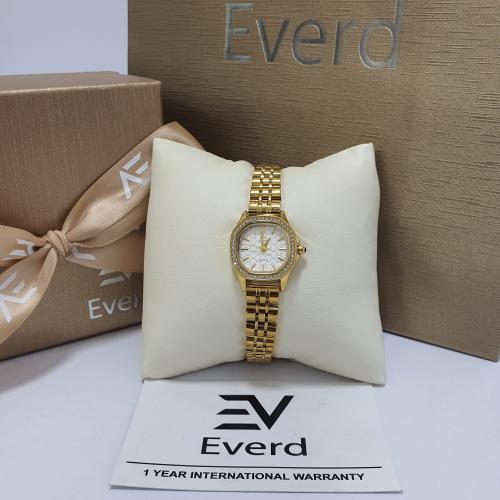 ساعه نسائية ماركة ايفرد الاستيل