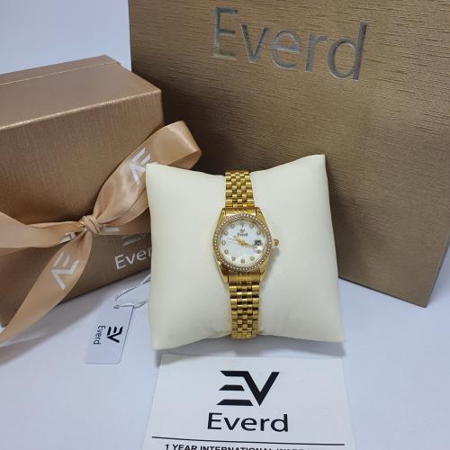 ساعه نسائية ماركة ايفرد الاستيل