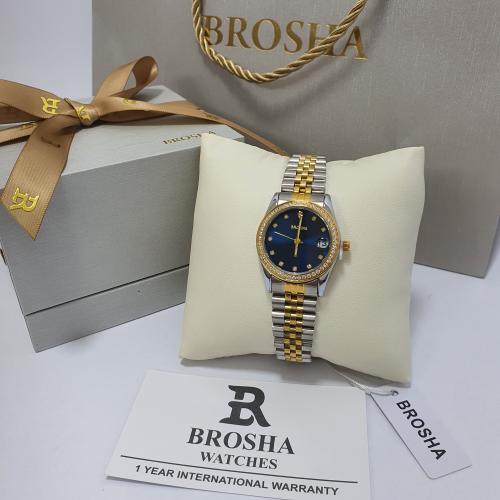 ساعه يد نسائيه من بروشا الاصلي الاستيل