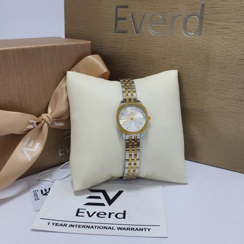 ساعه نسائية ماركة ايفرد الاستيل