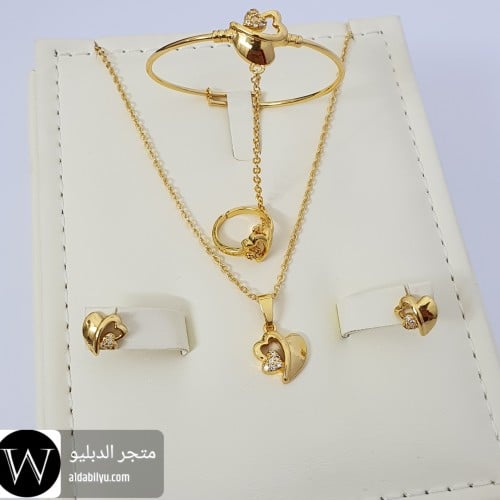 طقم بناتي متكامل بديل الذهب