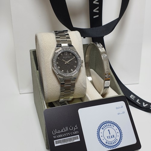 ساعه ماركه مع اسوره اصليه ضمان سنه بملحقاتها