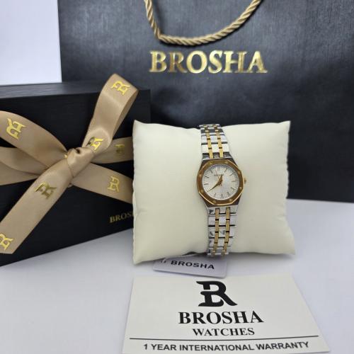 ساعه نسائيه اصليه ماركه بروشا بملحقات الماركه