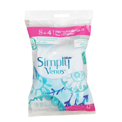 جيليت مكائن حلاقة فينوس سمبلي 8 + 4 مجانا