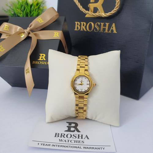 ساعه يد نسائيه من بروشا الاصلي الاستيل