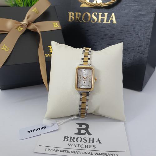 ساعه يد نسائيه من بروشا الاصلي الاستيل