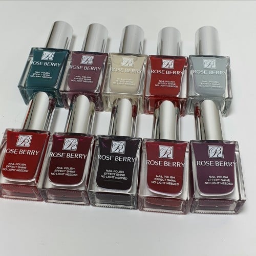 مناكير روز بيري ثابته 10 حبات