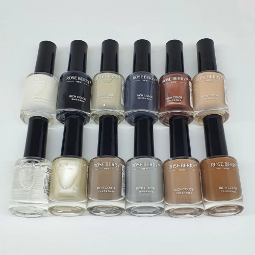 مناكير ماركه روز بيري العدد 12 حبه