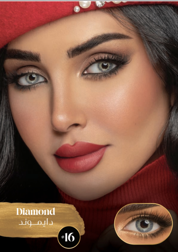 عدسه سندريلا كوريه شهريه رقم8 علبه عدسه هدية
