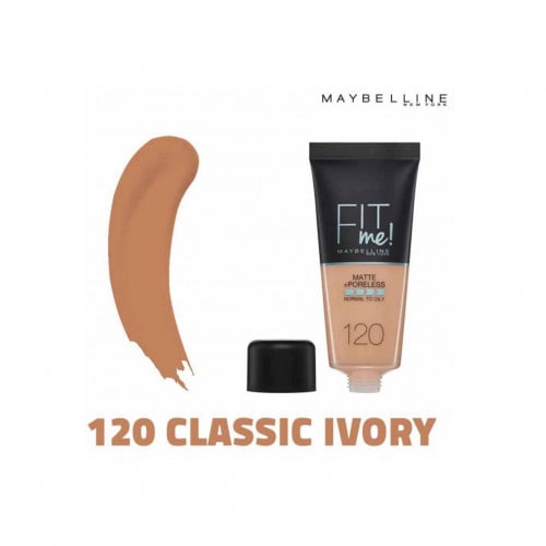 كريم أساس مطفي فيت مي من مبيلين رقم 120 CLASSIC IVORY