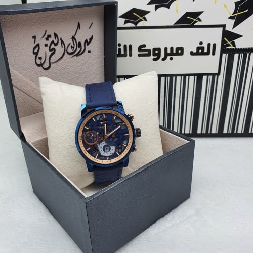 ساعه رجالي ماركه ضمان سنه