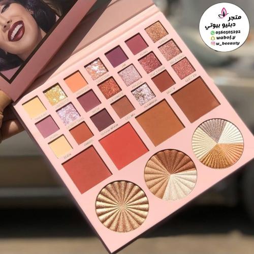 باليت متكامل اظلال خدود اضاءه ريل بيوتي