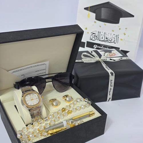 هديا المتخرجين طقم رجالي اصلي بضمان سنه شامل التغليف