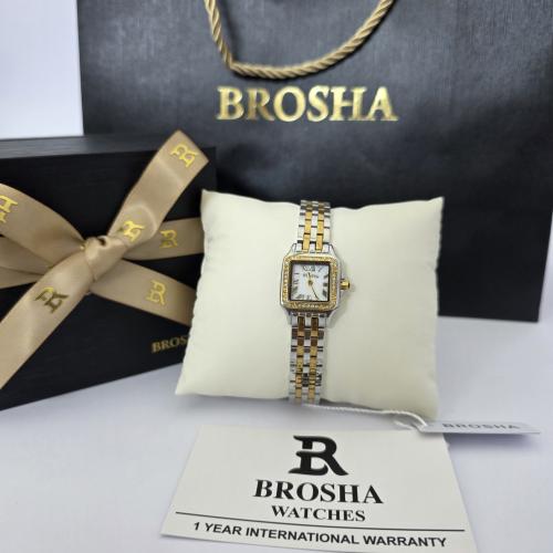 ساعه نسائيه اصليه ماركه بروشا بملحقات الماركه